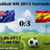 Fussball Ergebnisse & Tabellen WM 2014 vom 23.06.: Gruppe A & B
