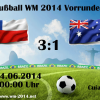 Chile – Australien WM 2014 Ergebnis 3:1