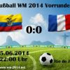 Fussball WM Ergebnisse & Tabellen WM 2014 vom 25.06. – Gruppe E & F