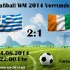 Fussball Ergebnisse & Tabelle WM 2014 vom 24.06. – Gruppe C / D