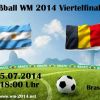 Argentinien gegen Belgien 1:0 WM-Ergebnis