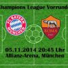 Bayern München heute gegen AS Rom 2:0 ZDF livestream heute, Vorbericht, Aufstellung