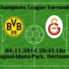 Borussia Dortmund gegen Galatasaray * 4:1 Ergebnis, Live im ZDF
