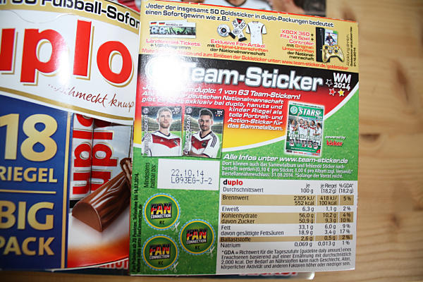 Duplo   Ferrero  WM 2006      Komplettsatz alle 42 Sticker   Bilderdienst 
