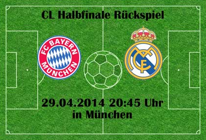 FC Bayern München - Real Madrid im Liveticker / Aufstellung / Ganzstadion Choreografie