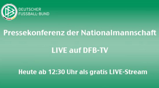 DFB Pressekonferenz Fussball heute: mit Bierhoff im Liveticker