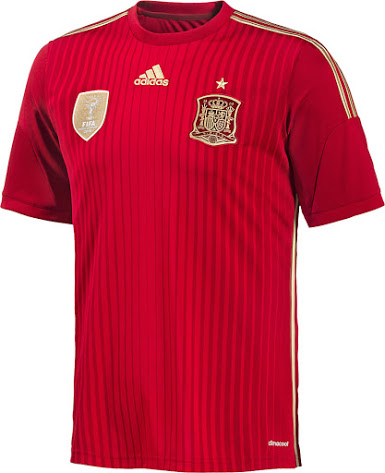Spanien WM 2014 Heimtrikot 1