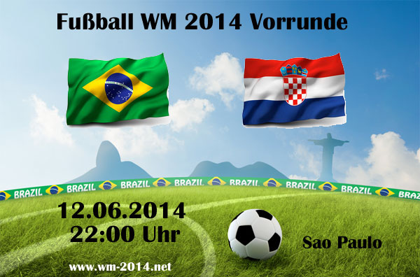 WM 2014 Wetten: Brasilien - Kroatien Vorschau mit Quoten Vergleich