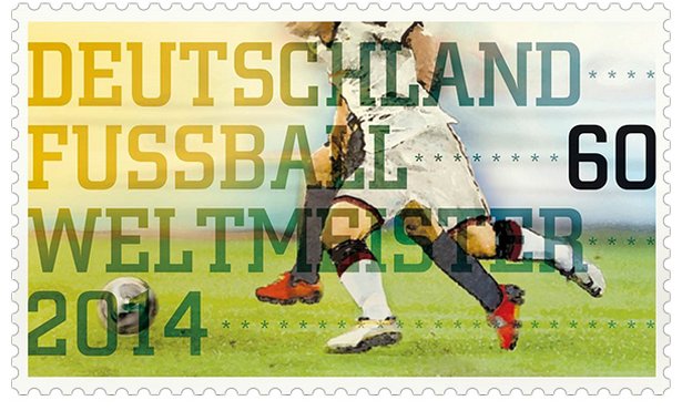 Weltmeister-Briefmarke