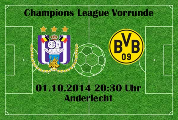 ZDF Livestream & Liveticker heute Update! RSC Anderlecht - Borussia Dortmund (Aufstellungen & Hintergrundinfos)
