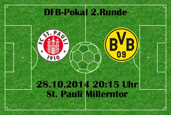 DFB-Pokal: St. Pauli – Borussia Dortmund: Vorschau, Aufstellungen, live ARD