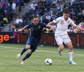 Franck Ribery (l.) soll Frankreich zur WM führen