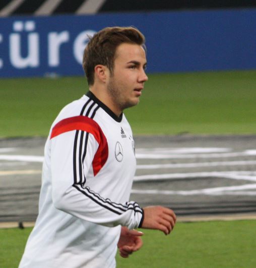 Mit 22 Jahren einer der Jüngsten im DFB-Team: Mario Götze