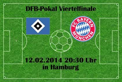 DFB-Pokal heute live ARD: FC Bayern München gegen den HSV